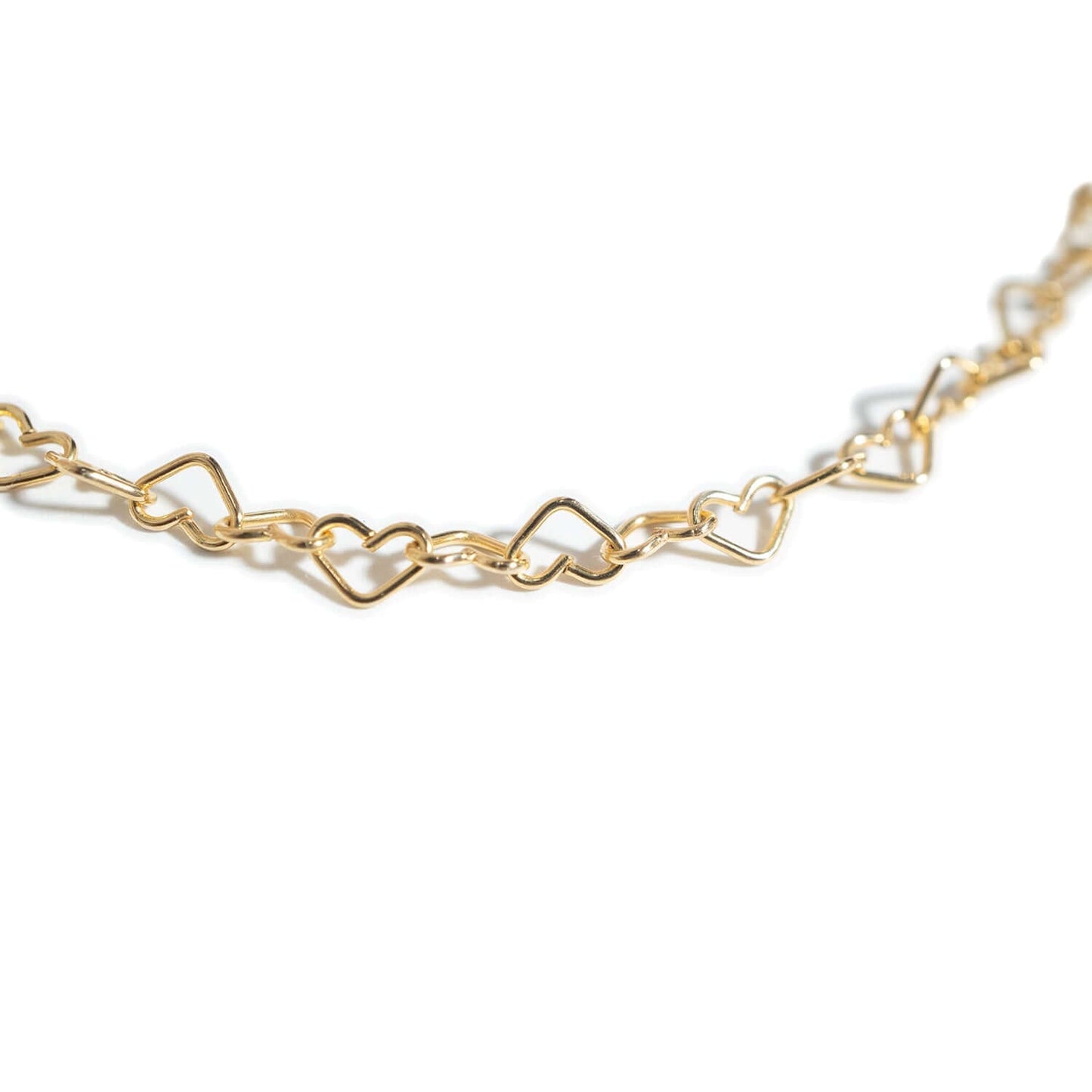 Gold Heart Chain - Kate Koel