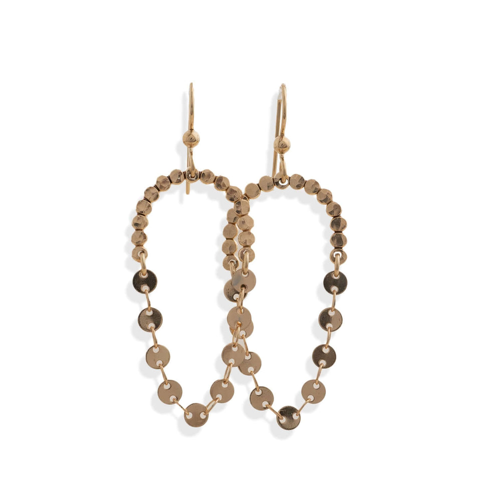 Hammered Dangle Earrings - Kate Koel