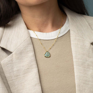 Heart Flower Necklace - Kate Koel