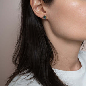 Heart Lulu Stud Earrings - Kate Koel