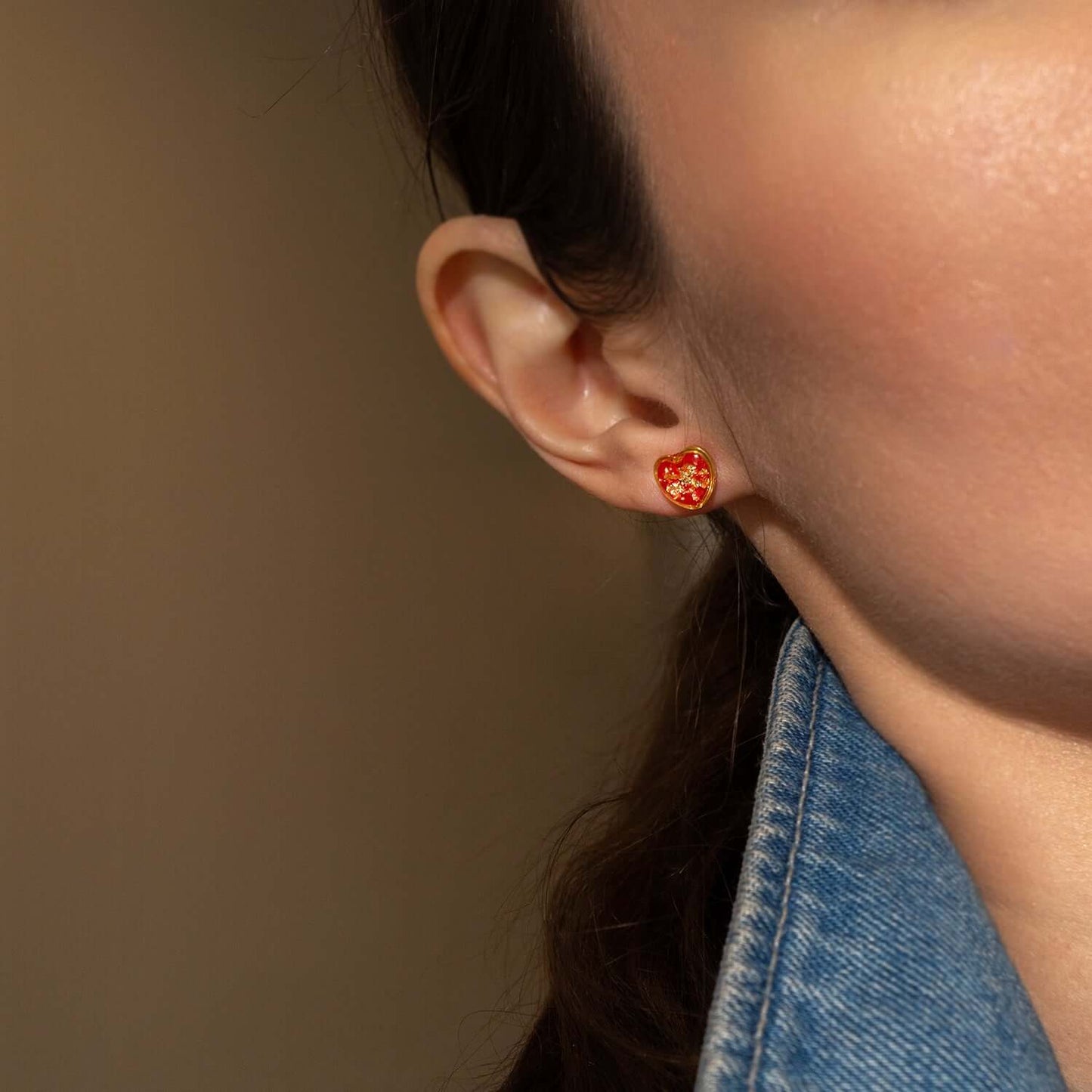 Heart Stud Earrings - Kate Koel