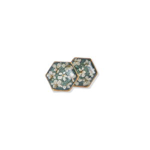 Hexagon flower earrings - Kate Koel