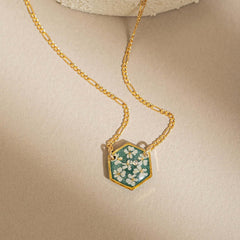 Hexagon Flower Necklace - Kate Koel