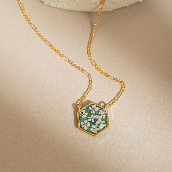 Hexagon Flower Necklace - Kate Koel