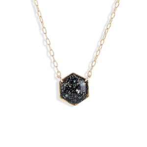 Hexagon Gem Necklace - Kate Koel