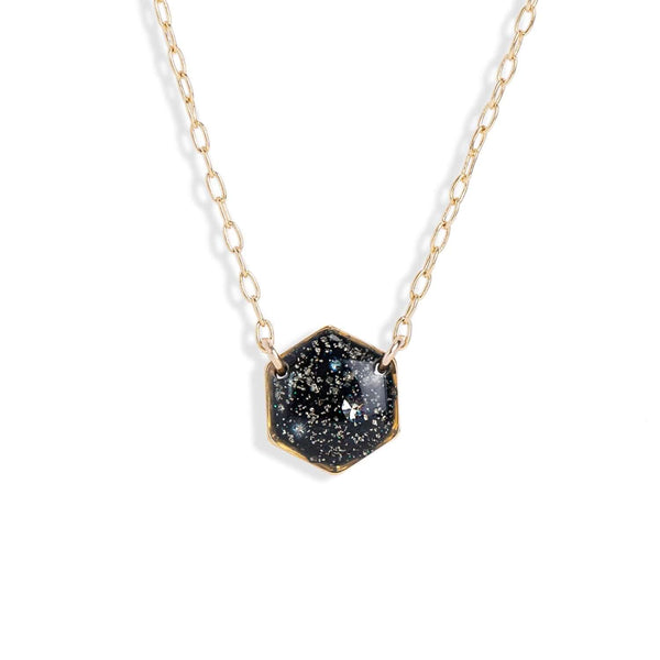 Hexagon Gem Necklace - Kate Koel