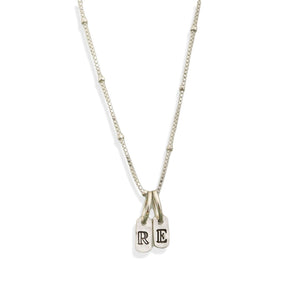 Initial Tag Pendant in Silver - Kate Koel