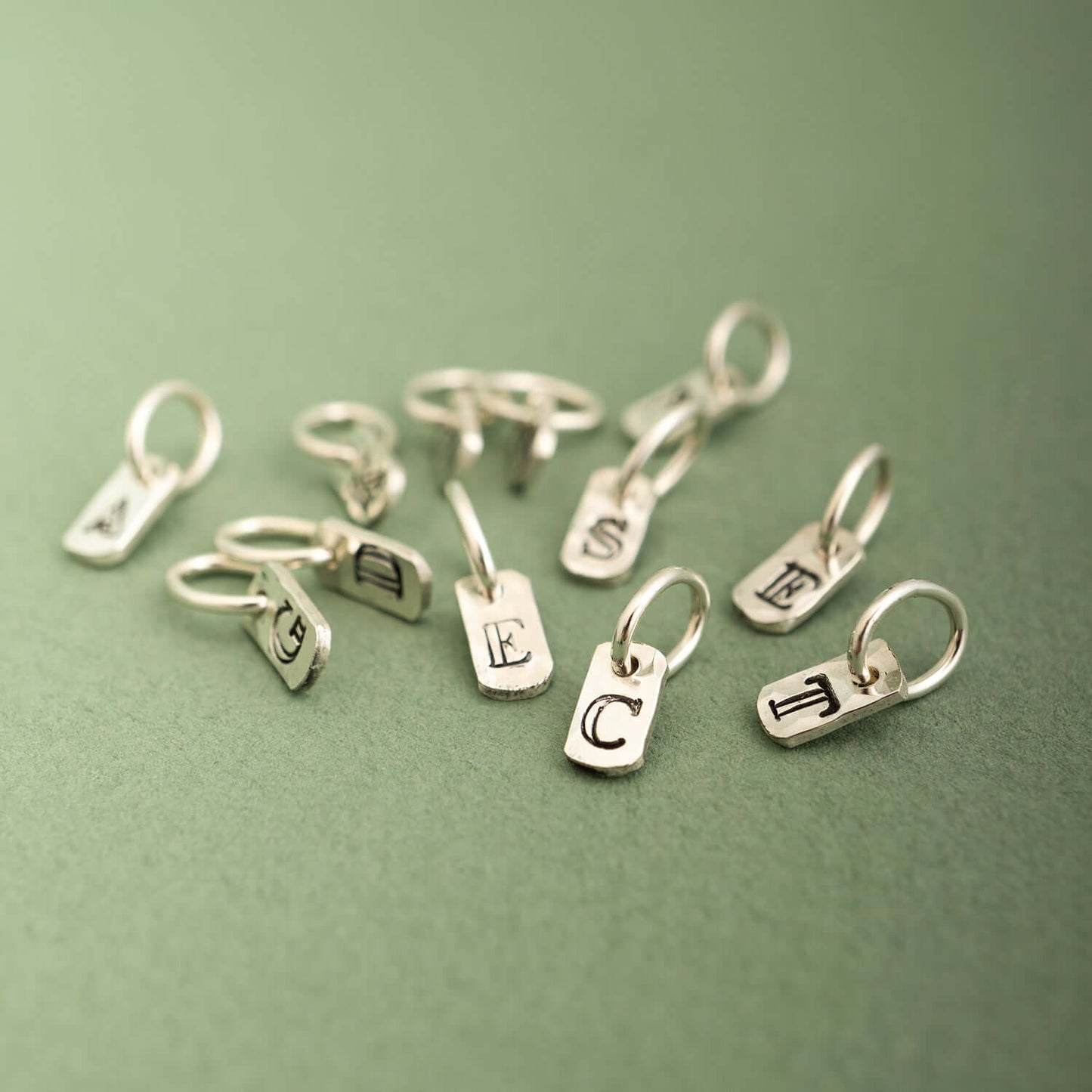 Initial Tag Pendant in Silver - Kate Koel