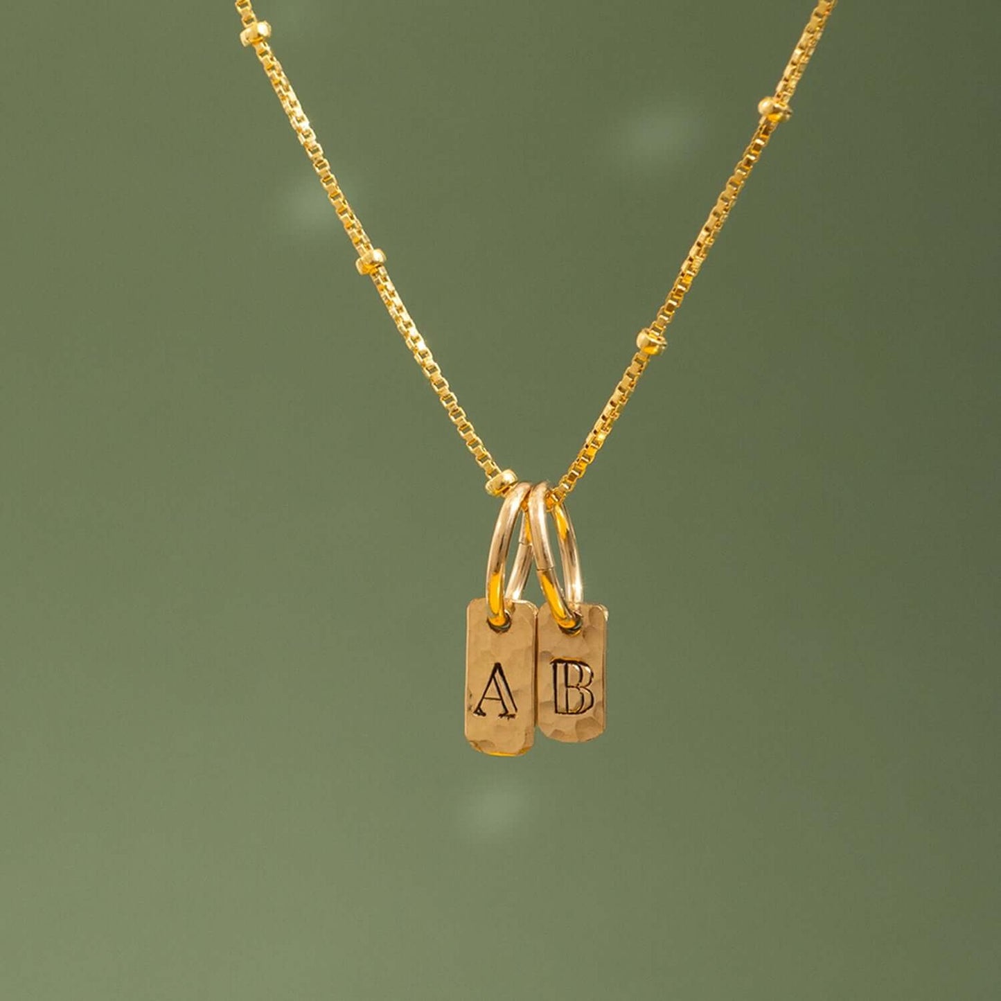 Initial Tag Pendant - Kate Koel