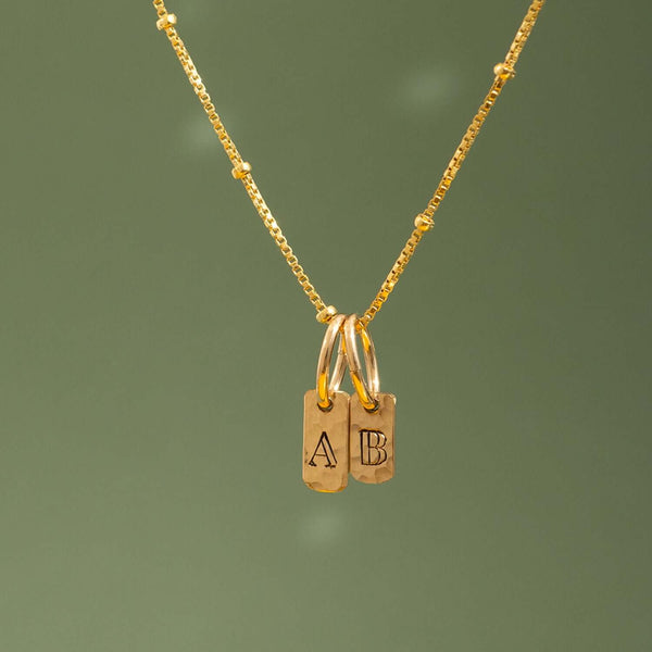 Initial Tag Pendant - Kate Koel