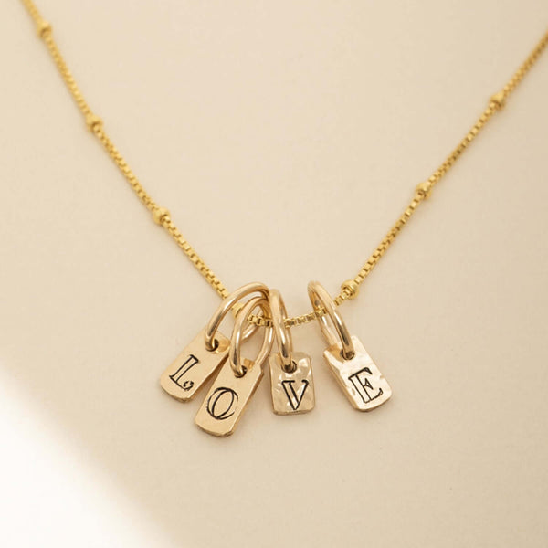 Initial Tag Pendant - Kate Koel