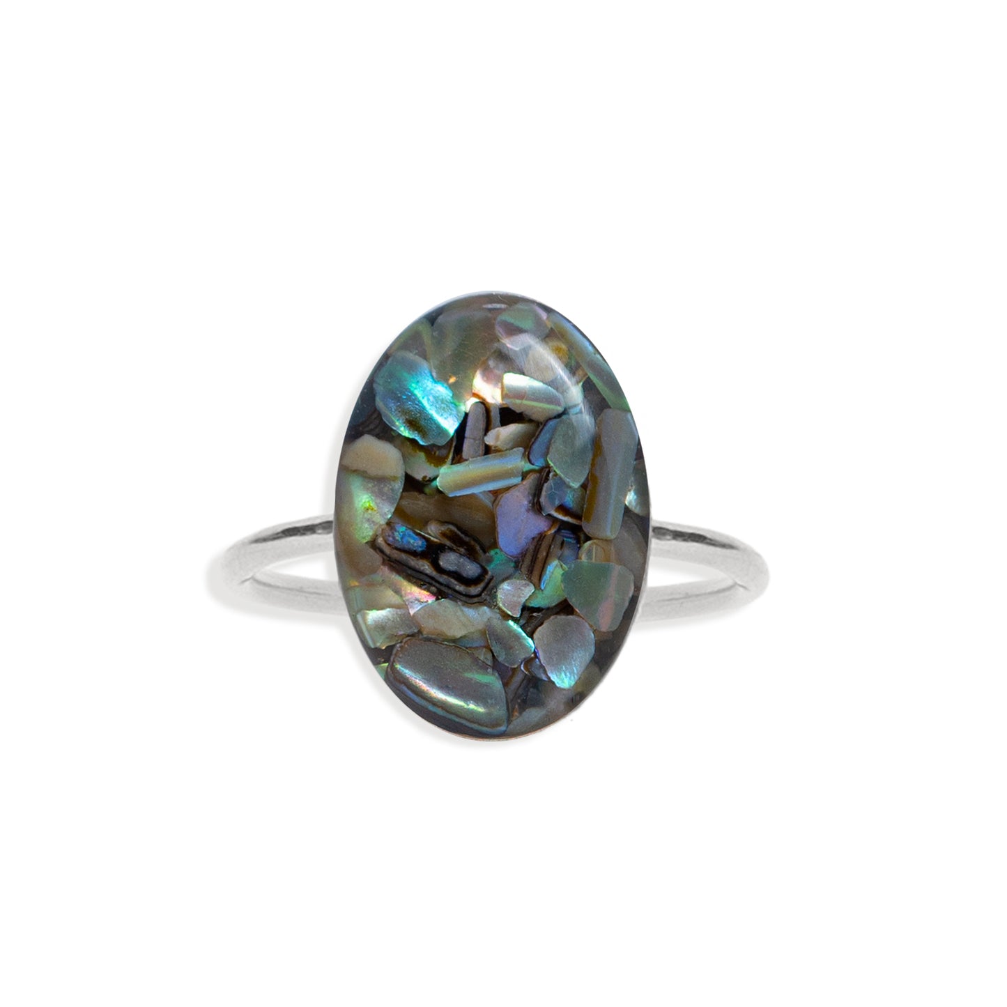 Statement Oval ring in Sterling Silver
