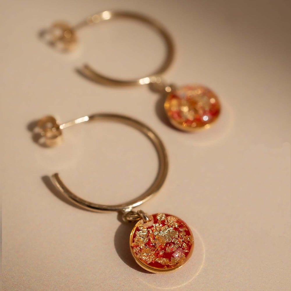 Lucky Hoop Earrings in 14k Gold Filled | Kate Koel