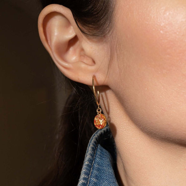 Lucky Hoop Earrings in 14k Gold Filled | Kate Koel