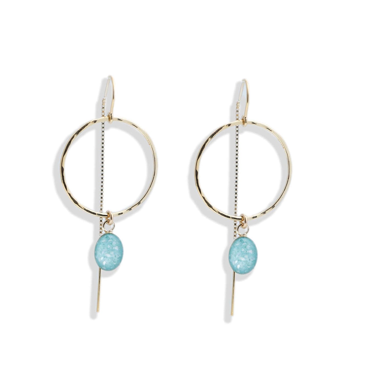 Maggie earrings in Ocean Water - Kate Koel