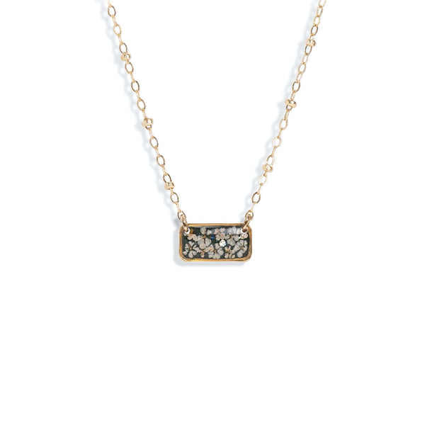 Mini Bar Flower Necklace - Kate Koel