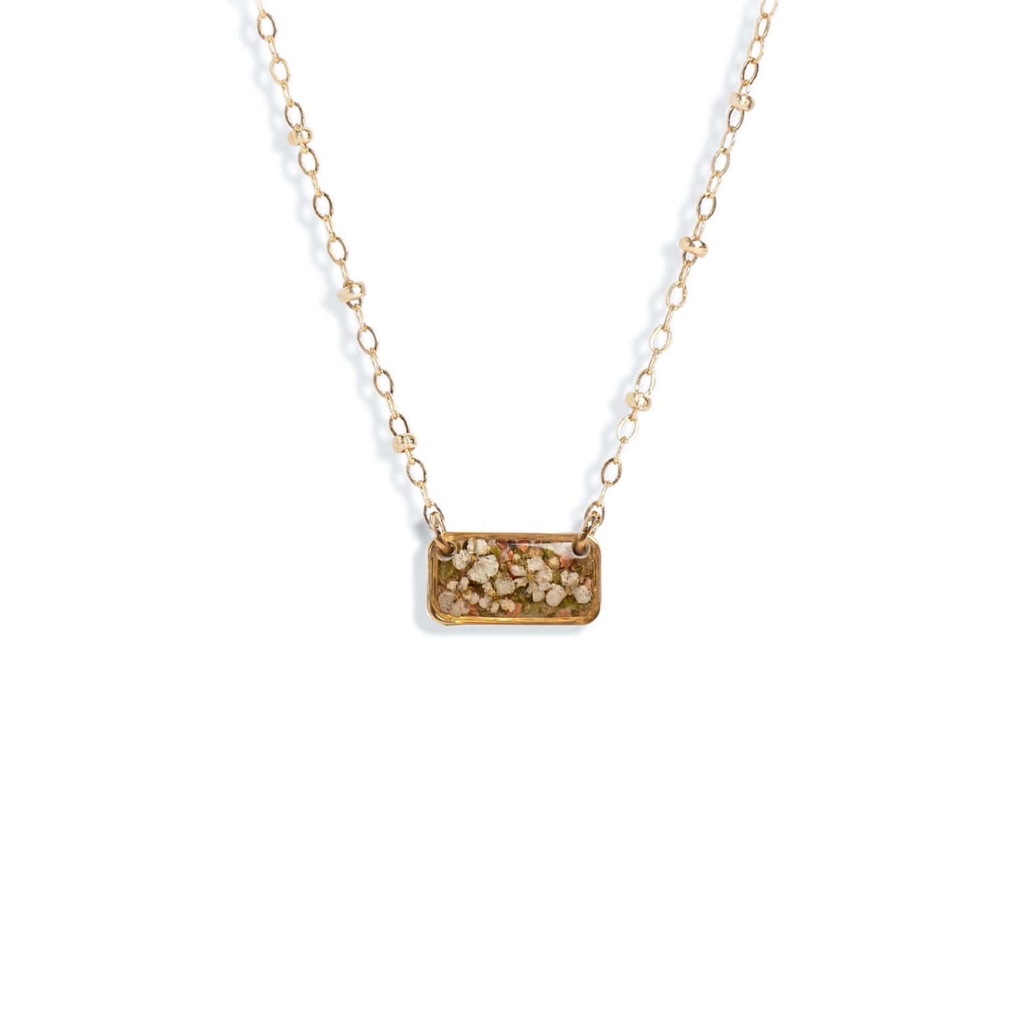 Mini Bar Flower Necklace - Kate Koel