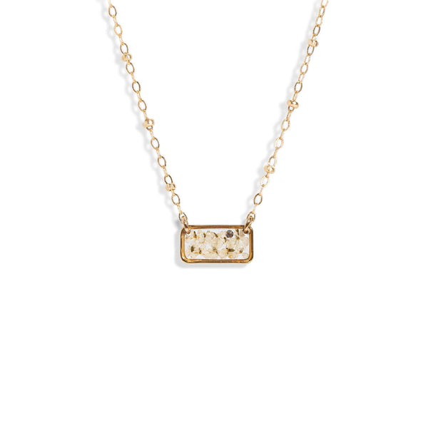 Mini Bar Flower Necklace - Kate Koel