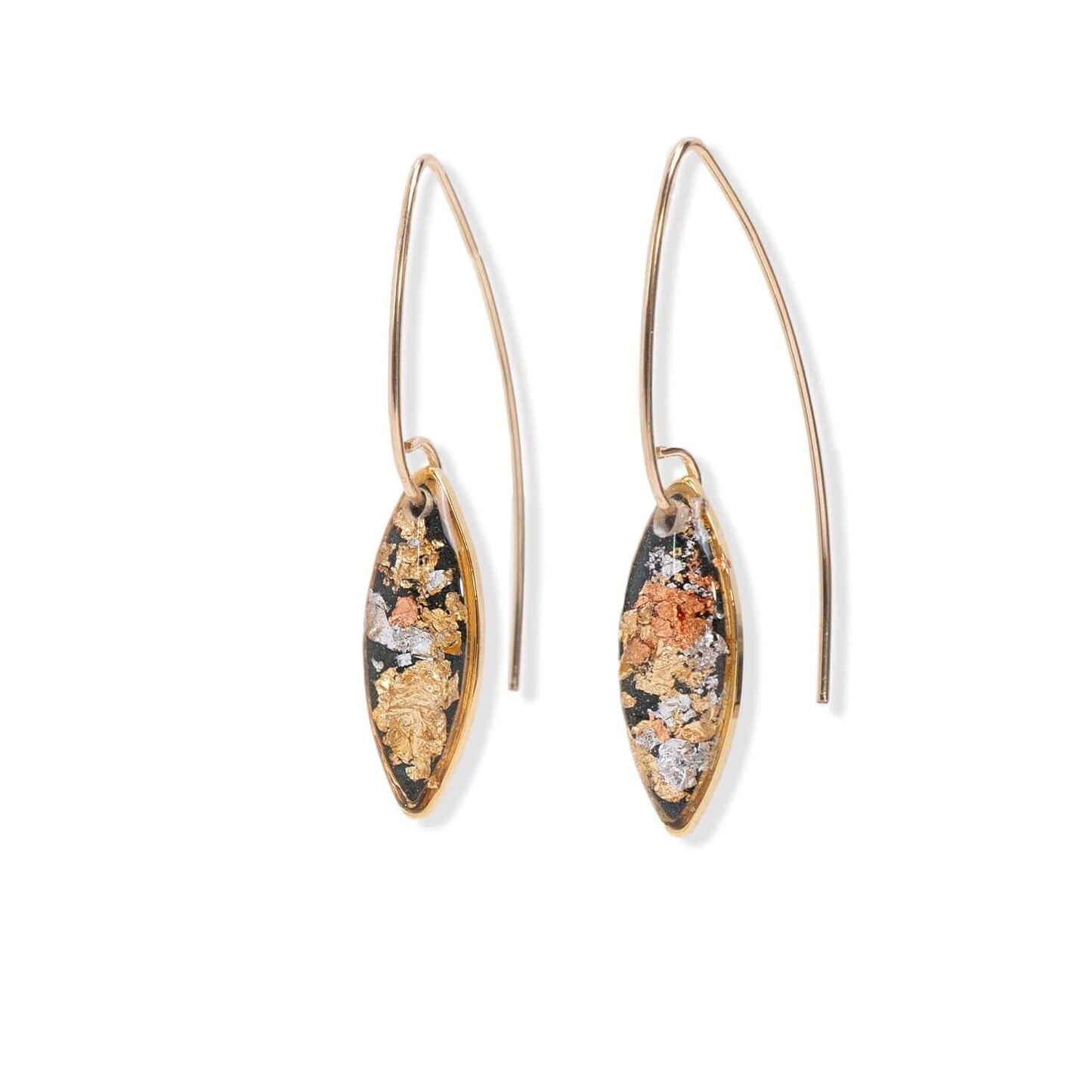 Minimalist Fall Oval Earrings - Kate Koel