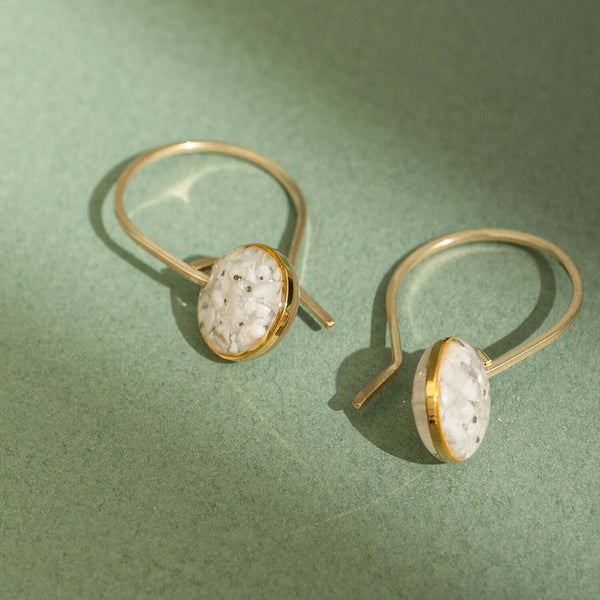 Minimalist Round Hoop Earrings - Kate Koel