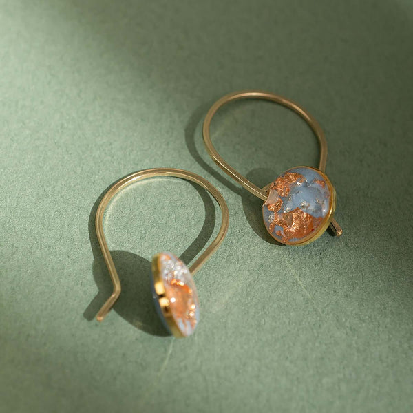 Minimalist Round Hoop Earrings - Kate Koel