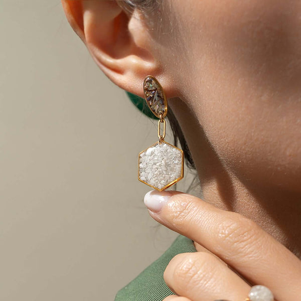 Mix Gem Statement Earrings - Kate Koel