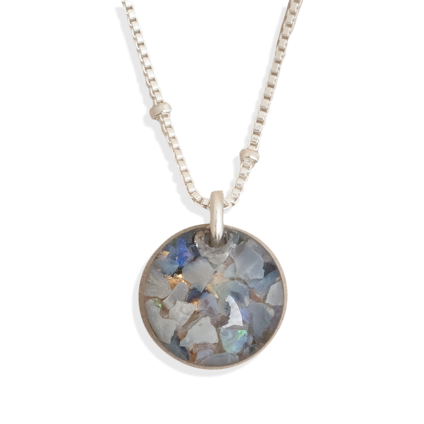 Round Opal Necklace