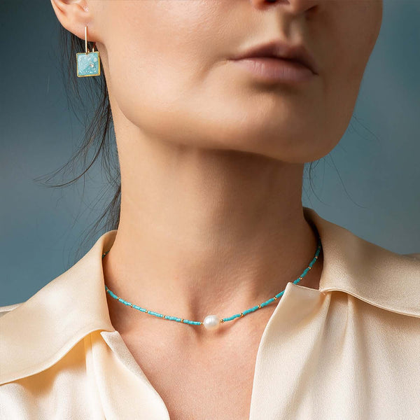 Ocean Square Earrings - Kate Koel
