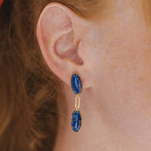 Olive Earrings in Fall - Kate Koel
