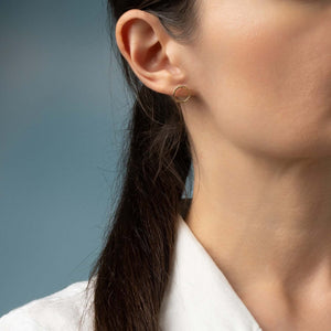 Open Circle Stud Earrings - Kate Koel