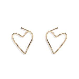 Open - heart earrings - Kate Koel