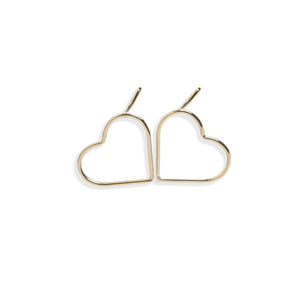 Open - heart earrings - Kate Koel