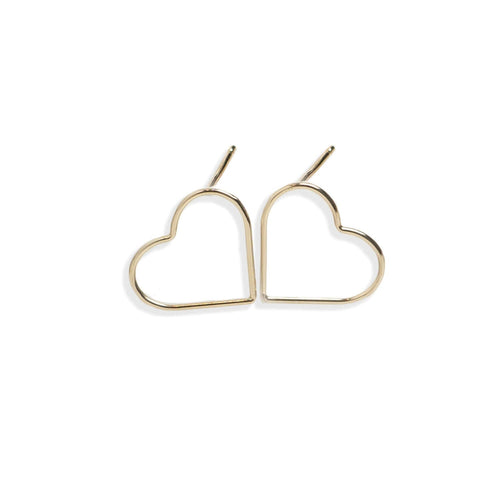 Open - heart earrings - Kate Koel