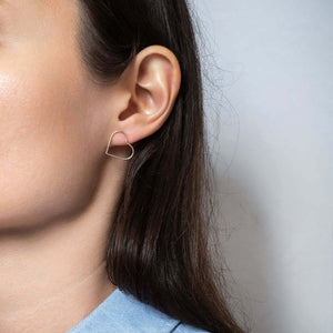 Open - heart earrings - Kate Koel