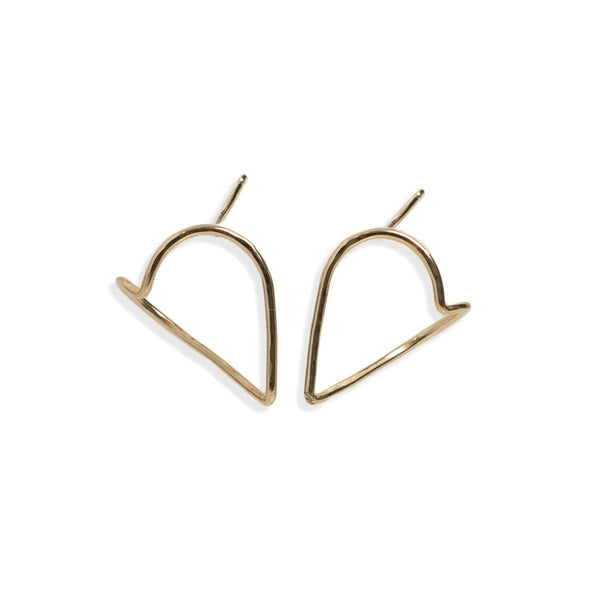 Open - heart earrings - Kate Koel