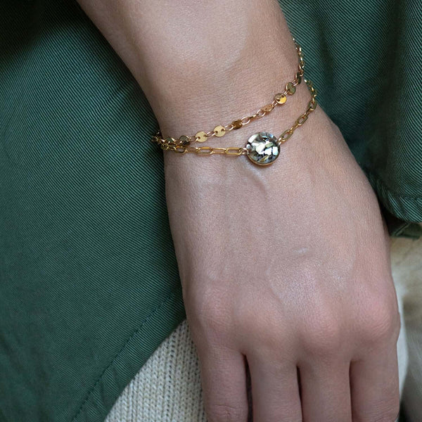 Oval Abalone Bracelet - Kate Koel