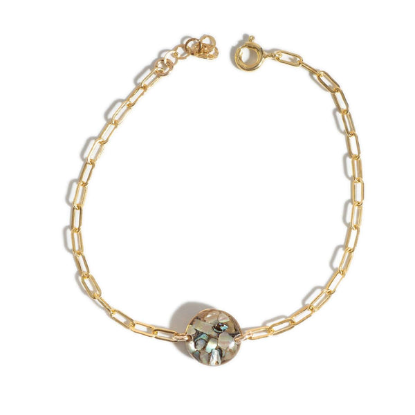 Oval Abalone Bracelet - Kate Koel