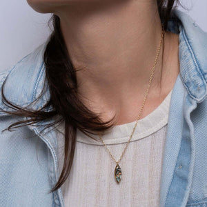 Oval Abalone Shell Necklace - Kate Koel
