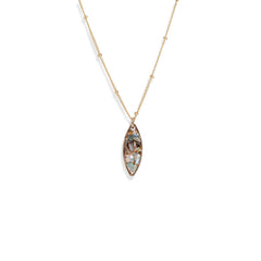 Oval Abalone Shell Necklace - Kate Koel