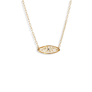 Oval Flower Necklace - Kate Koel