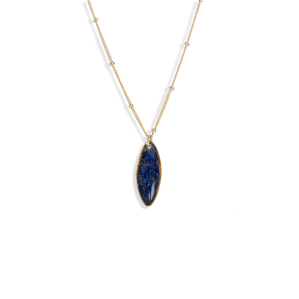 Oval Gem Necklace - Kate Koel