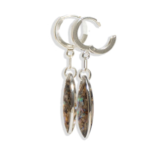 Oval Hoop Earrings in Silver - Kate Koel