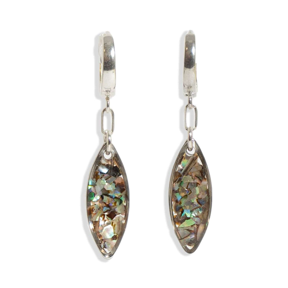 Oval Hoop Earrings in Silver - Kate Koel