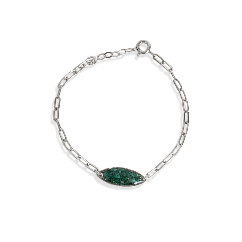 Oval Malachite Bracelet - Kate Koel
