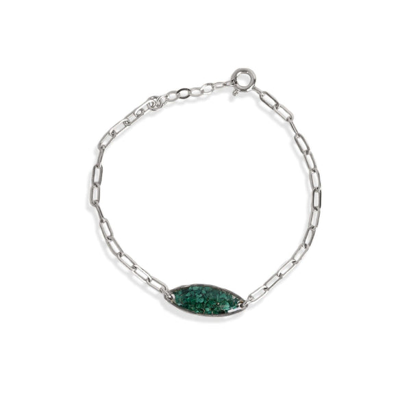 Oval Malachite Bracelet - Kate Koel