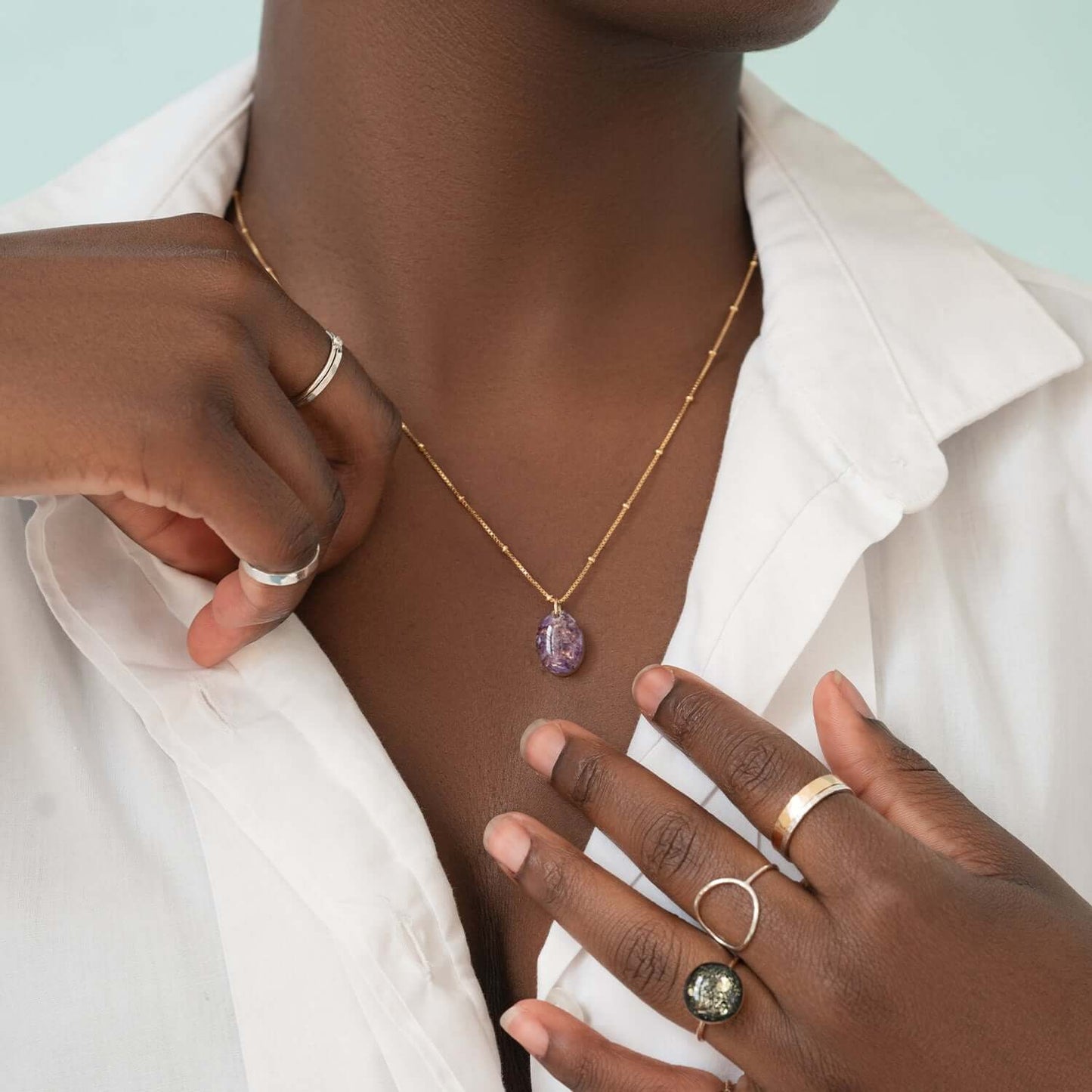 Oval Necklace - Kate Koel