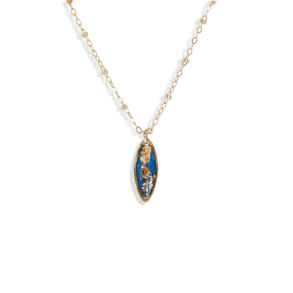 Oval Shimmer Foils Necklace - Kate Koel