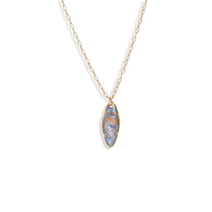 Oval Shimmer Foils Necklace - Kate Koel