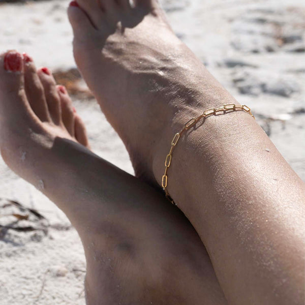 Paperclip Anklet