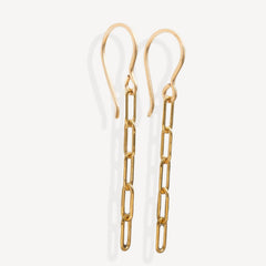 Paperclip Chain Earrings